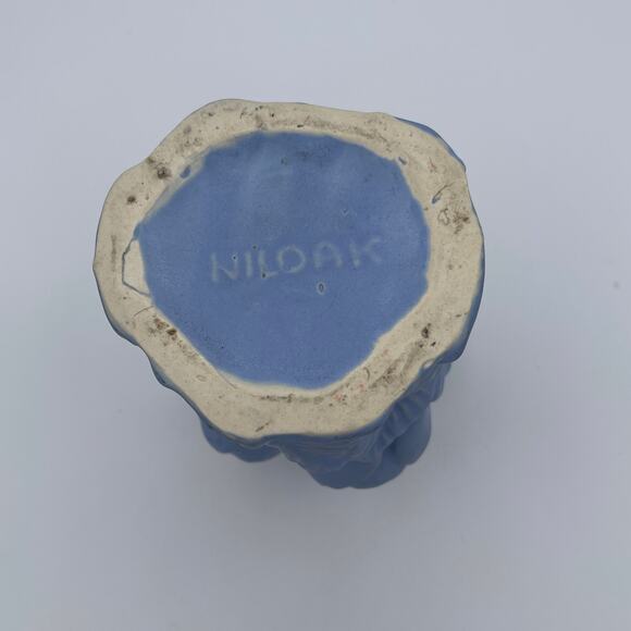 Niloak Art Deco Blue Tulip Vase - Picture 7 of 15